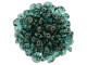 Matubo SuperDuo 2 x 5mm Emerald - Vega 2-Hole Seed Bead 2.5-Inch Tube