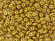 Matubo SuperDuo 2 x 5mm Gold Gold Shine 2-Hole Seed Bead 2.5-Inch Tube