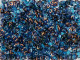 Matubo SuperDuo 2 x 5mm Aquamarine Half Bronze Luster 2-Hole Seed Bead 2.5-Inch Tube