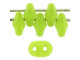 Matubo SuperDuo 2 x 5mm Matte Milky Peridot 2-Hole Seed Bead 2.5-Inch Tube