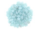 Matubo SuperDuo 2 x 5mm Milky Aquamarine Luster 2-Hole Seed Bead 2.5-Inch Tube