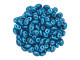 Matubo SuperDuo 2 x 5mm ColorTrends Saturated Metallic Nebulas Blue 2-Hole Seed Bead 2.5-Inch Tube
