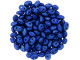 Matubo SuperDuo 2 x 5mm Metalust Matte Crown Blue 2-Hole Seed Bead 2.5-Inch Tube