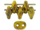 Matubo SuperDuo 2 x 5mm Opaque Yellow Picasso 2-Hole Seed Bead 2.5-Inch Tube