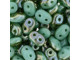 Matubo SuperDuo 2 x 5mm Turquoise Celsian 2-Hole Seed Bead 2.5-Inch Tube
