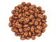 Matubo SuperDuo 2 x 5mm ColorTrends Saturated Metallic Russet Orange 2-Hole Seed Bead 2.5-Inch Tube