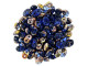 Matubo SuperDuo 2 x 5mm Apollo - Sapphire 2-Hole Seed Bead 2.5-Inch Tube