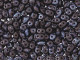 Matubo SuperDuo 2 x 5mm Jet Matte Nebula 2-Hole Seed Bead 2.5-Inch Tube