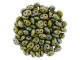 Matubo SuperDuo 2 x 5mm Opaque Olivine Nebula 2-Hole Seed Bead 2.5-Inch Tube