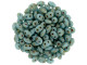 Matubo SuperDuo 2 x 5mm Opaque Lt Blue - Picasso 2-Hole Seed Bead 2.5-Inch Tube