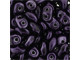 Matubo SuperDuo 2 x 5mm Metalust Purple 2-Hole Seed Bead 2.5-Inch Tube