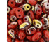 Matubo SuperDuo 2 x 5mm Apollo Opaque Red 2-Hole Seed Bead 2.5-Inch Tube