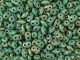 Matubo SuperDuo 2 x 5mm Turquoise Silver Picasso 2-Hole Seed Bead 2.5-Inch Tube