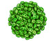 Matubo SuperDuo 2 x 5mm Metalust Matte Apple Green 2-Hole Seed Bead 2.5-Inch Tube