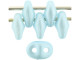 Matubo SuperDuo 2 x 5mm Pearl Coat - Azure 2-Hole Seed Bead 2.5-Inch Tube