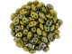 Matubo SuperDuo 2 x 5mm Opaque Yellow Nebula 2-Hole Seed Bead 2.5-Inch Tube