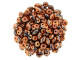 Matubo SuperDuo 2 x 5mm Jet Full Capri Gold 2-Hole Seed Bead 2.5-Inch Tube