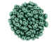Matubo SuperDuo 2 x 5mm Satin Metallic Teal 2-Hole Seed Bead 2.5-Inch Tube