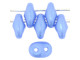 Matubo SuperDuo 2 x 5mm Baby Blue Pearl Coat 2-Hole Seed Bead 2.5-Inch Tube