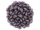 Matubo SuperDuo 2 x 5mm Opaque Amethyst Matte Nebula 2-Hole Seed Bead 2.5-Inch Tube