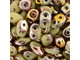 Matubo SuperDuo 2 x 5mm Apollo - Opaque Beige 2-Hole Seed Bead 2.5-Inch Tube