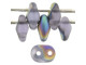 Matubo SuperDuo 2 x 5mm Matte Light Tanzanite Vitral 2-Hole Seed Bead 2.5-Inch Tube