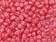 Matubo SuperDuo 2 x 5mm Coral Pink Pearl Shine 2-Hole Seed Bead 2.5-Inch Tube