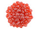 Matubo SuperDuo 2 x 5mm Milky Grapefruit Luster 2-Hole Seed Bead 2.5-Inch Tube