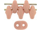 Matubo SuperDuo 2 x 5mm Saturated Peach 2-Hole Seed Bead 2.5-Inch Tube