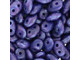 Matubo SuperDuo 2 x 5mm Opaque Blue Matte Nebula 2-Hole Seed Bead 2.5-Inch Tube