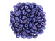 Matubo SuperDuo 2 x 5mm Opaque Blue Matte Nebula 2-Hole Seed Bead 2.5-Inch Tube