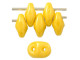 Matubo SuperDuo 2 x 5mm Opaque Yellow Luster 2-Hole Seed Bead 2.5-Inch Tube