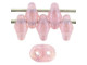 Matubo SuperDuo 2 x 5mm Milky Pink Luster 2-Hole Seed Bead 2.5-Inch Tube