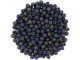 Czech Glass Half-Drilled 2mm Finial Bead - Matte - Iris - Purple (2.5" Tube)