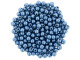 Czech Glass Half-Drilled 2mm Finial Bead - ColorTrends: Saturated Metallic Little Boy Blue (2.5" Tube)