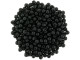 Czech Glass Half-Drilled 2mm Finial Bead - Jet (2.5" Tube)
