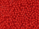 Czech Glass Half-Drilled 2mm Finial Bead - Opaque Red (2.5" Tube)