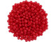 Czech Glass Half-Drilled 2mm Finial Bead - Opaque Red (2.5" Tube)