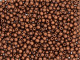 Czech Glass Half-Drilled 2mm Finial Bead - Matte - Metallic Antique Copper (2.5" Tube)