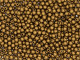 Czech Glass Half-Drilled 2mm Finial Bead - Matte - Metallic Antique Gold (2.5" Tube)