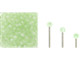 Czech Glass Half-Drilled 2mm Finial Bead - Peridot (2.5" Tube)