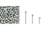 Elevate your jewelry-making game with the Starman Finial Half-Drilled Round Bead. These dazzling 2mm glass beads boast a metallic silver finish that is sure to add a touch of shine to any project. Perfect for wire ends, cords, fibers, and more, use these beads to create custom head pins or for decorating wire-work and kumihimo ends. These Finial beads can even be used to secure the ends of memory wire with glue. Make your designs shine with the brilliant luster of these Czech glass beads.