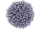 Czech Glass Half-Drilled 2mm Finial Bead - Metal Luster - Tanzanite (2.5" Tube)