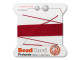 Griffin Bead Cord 100% Silk - Size 3 (0.50mm) Garnet Griffin Bead Cord 100% Silk - Size 3 (0.50mm) Garnet