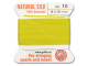 Griffin Bead Cord 100% Silk - Size 10 (0.90mm) Yellow
