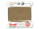 Griffin Bead Cord 100% Silk - Size 16 (1.05mm) Beige