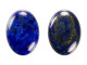 Showcase enchanting style in your designs with the Dakota Stones 25x18mm lapis lazuli oval cabochon. This oval-shaped cabochon features a domed front that will stand out nicely in designs. The back is flat, so you can easily add it to projects. It is large in size, so you can create a pendant by adding bead embroidery around it or use it in a bezel setting. Lapis lazuli is a semi-precious stone that contains primarily lazurite, calcite and pyrite. It was among the first gemstones to be worn as jewelry and worked on. It features a deep blue color with shimmering flecks of gold. Metaphysical Properties: Lapis lazuli is said to enhance insight, intellect and awareness.Because gemstones are natural materials, appearances may vary from piece to piece.Length 25mm, Width 18mm