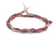 Dakota Stones Ruby Banded 2mm Round Bead Strand