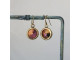 Rivoli Setting, 1 Loop, 12mm, Open Back - Antiqued Brass Plated (Each)