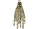 Chain Tassel, 8-Strand - Antiqued Brass Plated (12 Pieces)